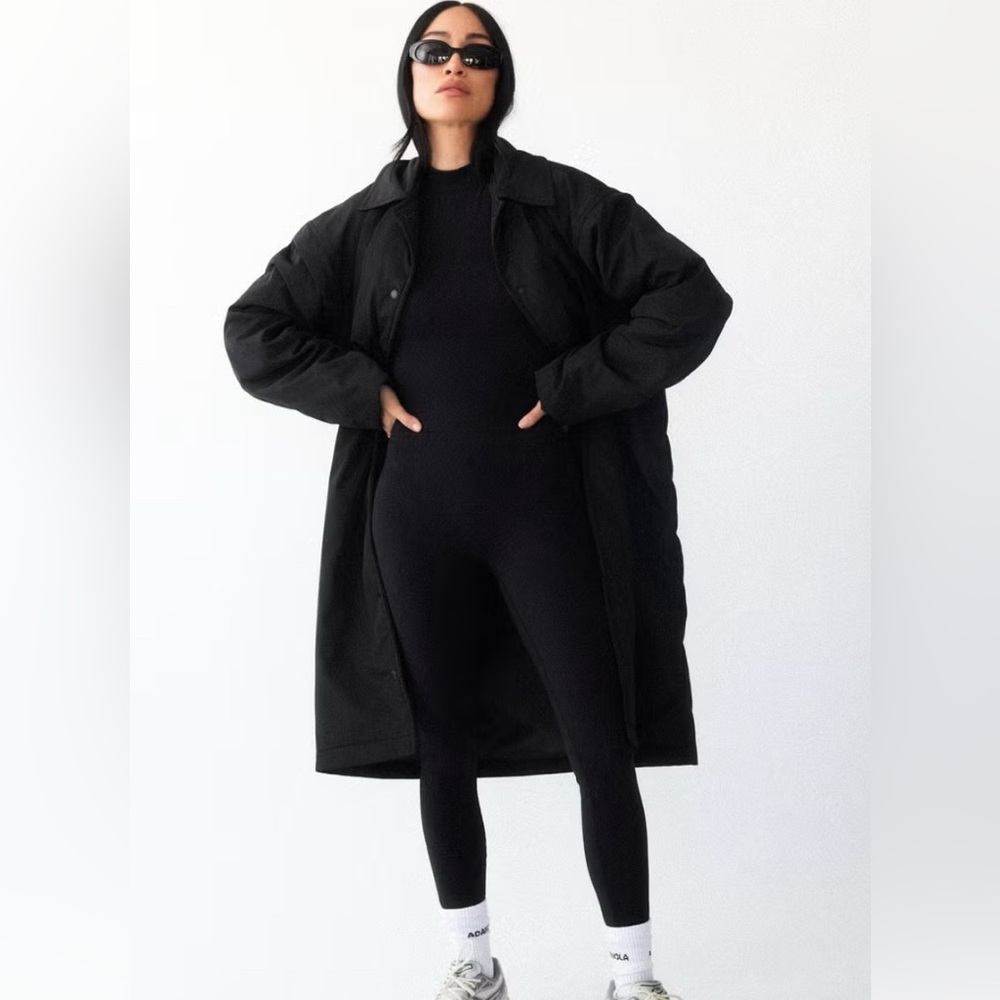 Adanola x Stephanie Shep Full Length Coach Jacket